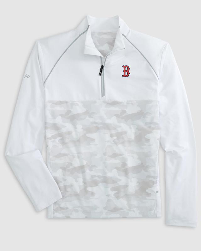 Boston Red Sox Keiser Camo Mixed Media 1/4 Zip Male Product Image