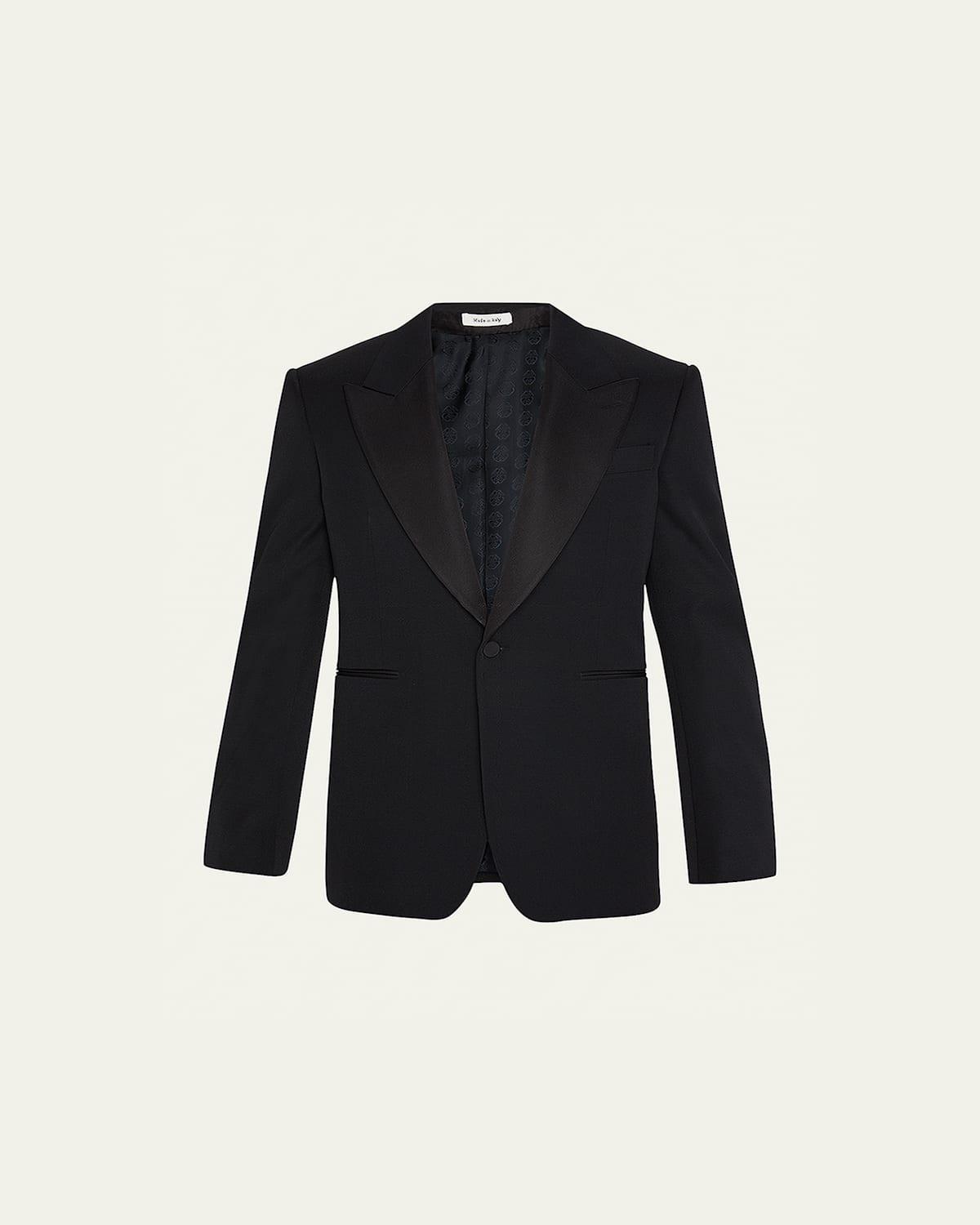 Mens Large Peak-Lapel Tuxedo Jacket Product Image