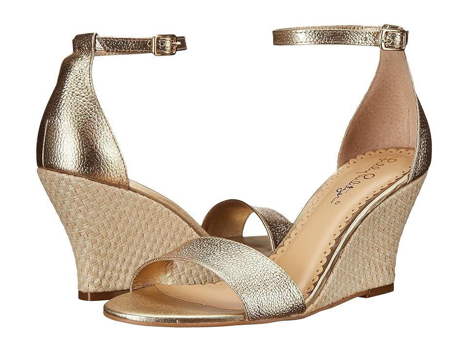 Lilly Pulitzer Bridgette Wedge Metallic) Women's Wedge Shoes Product Image