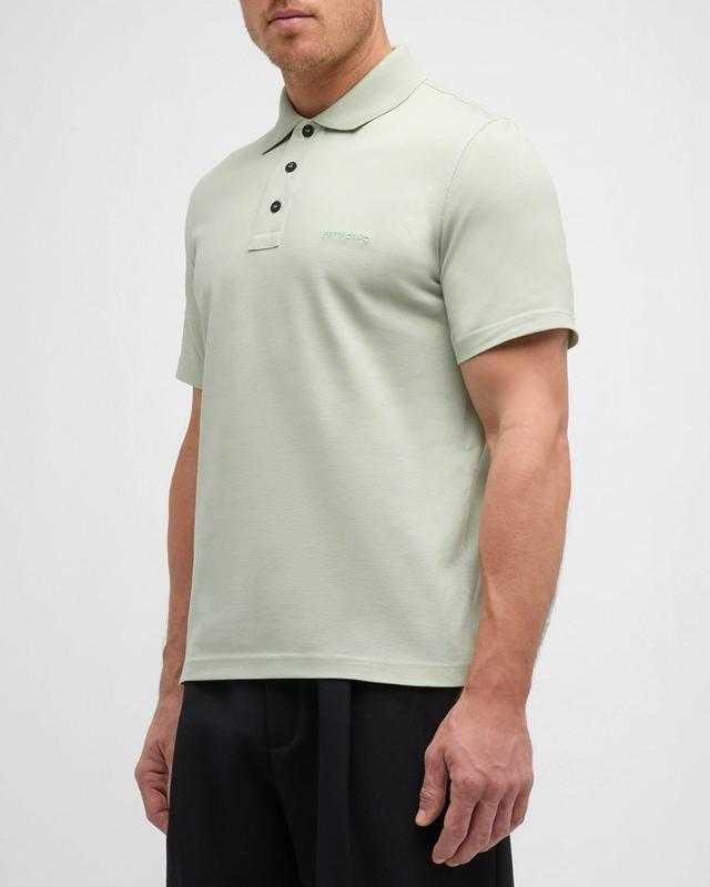 Mens 3-Button Pique Polo Shirt Product Image