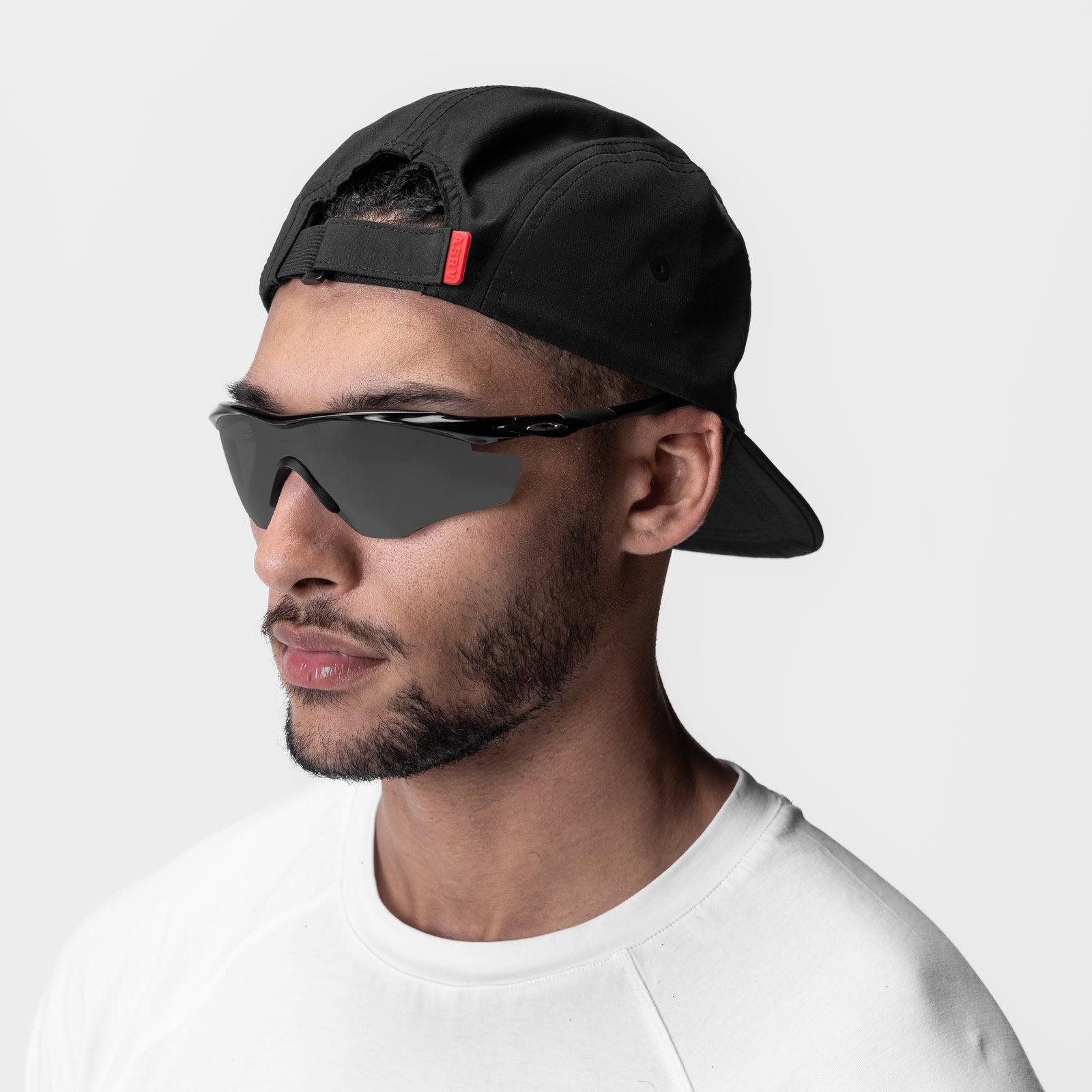 0814. 5-Panel Run Cap - Black Product Image