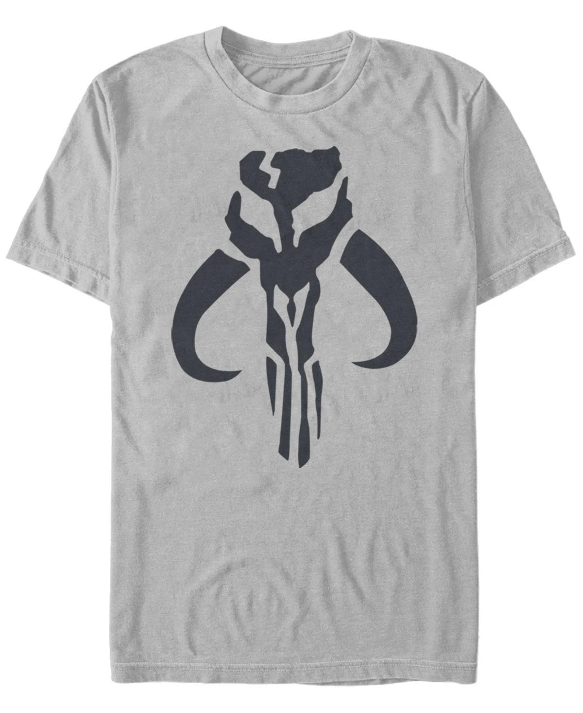 Mens Star Wars The Mandalorian Mythosaur Skull Logo Tee Product Image