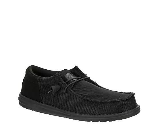 Hey Dude Mens Wally Funk Casual Moccasin Sneakers from Finish Line Product Image