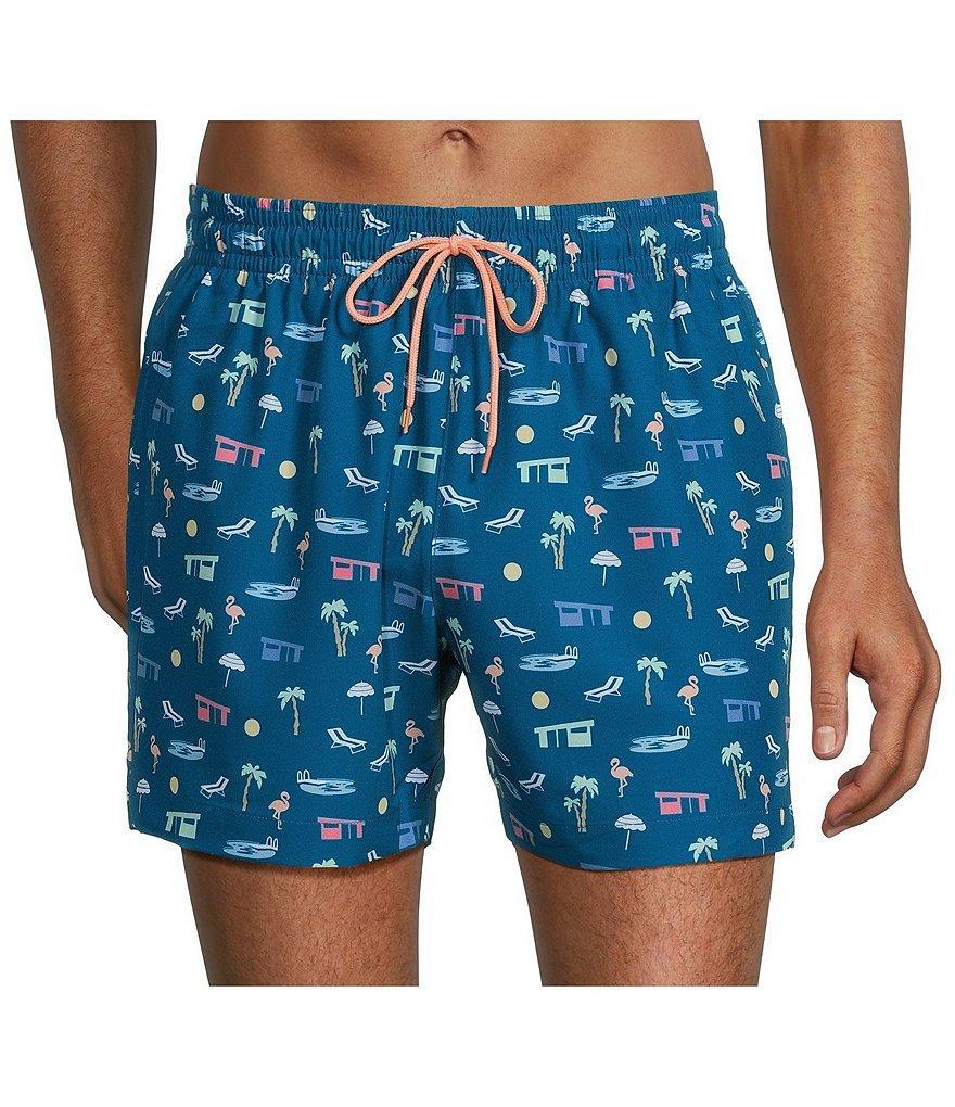 Caribbean Palm Springs Mini 5#double; Inseam Swim Trunks Product Image