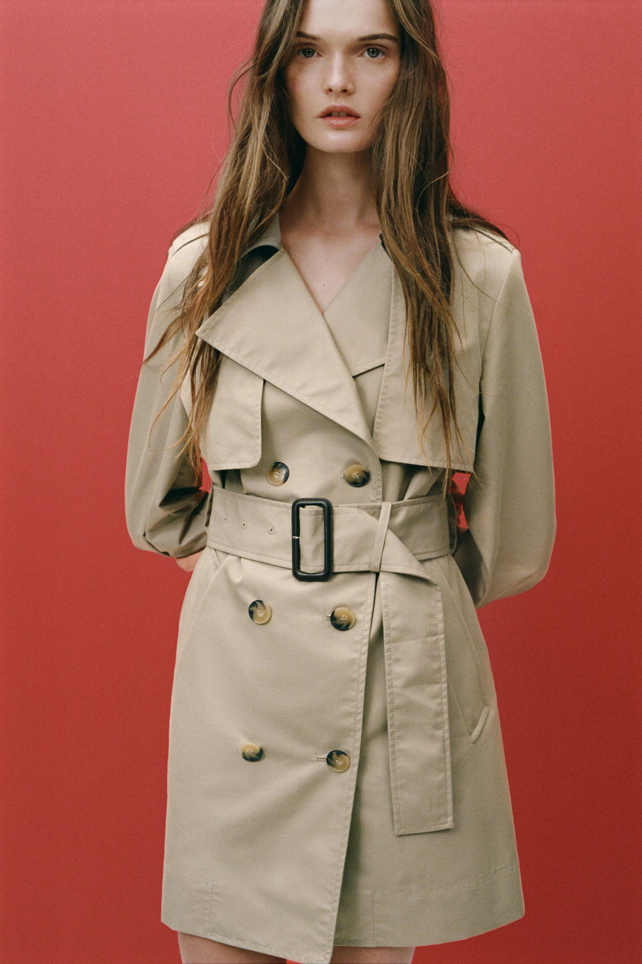 WATER REPELLENT BELTED TRENCH ZW COLLECTION Product Image