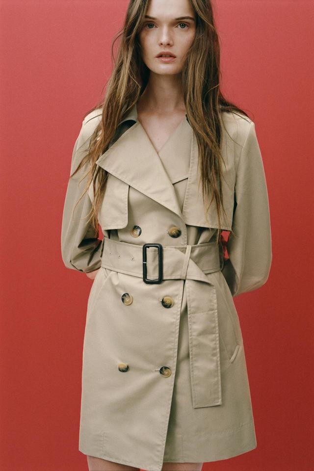 BELTED MIDI TRENCH COAT ZW COLLECTION Product Image