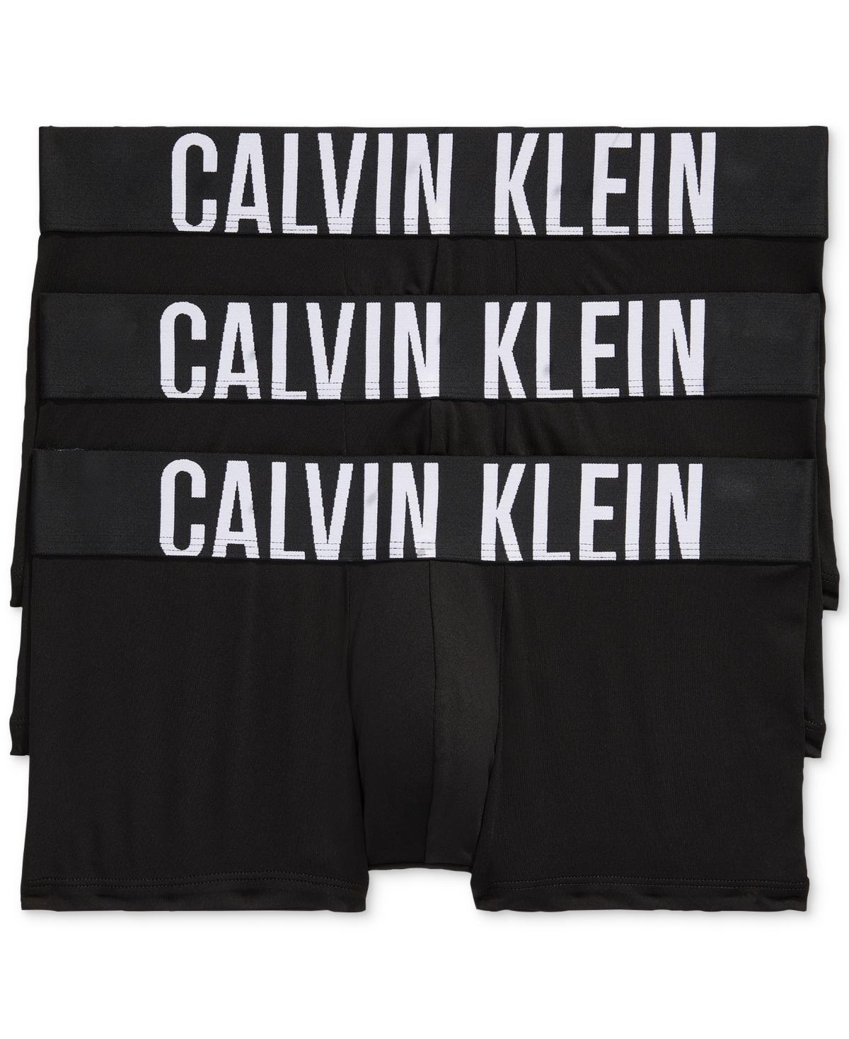 Calvin Klein Mens Intense Power Micro 3-Pack Low Rise Trunk - Multi - M Product Image