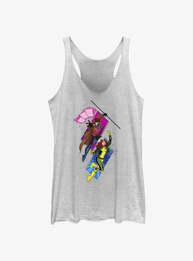 Marvel X-Men '97 Gambit And Rogue Attack Girls Tank Product Image