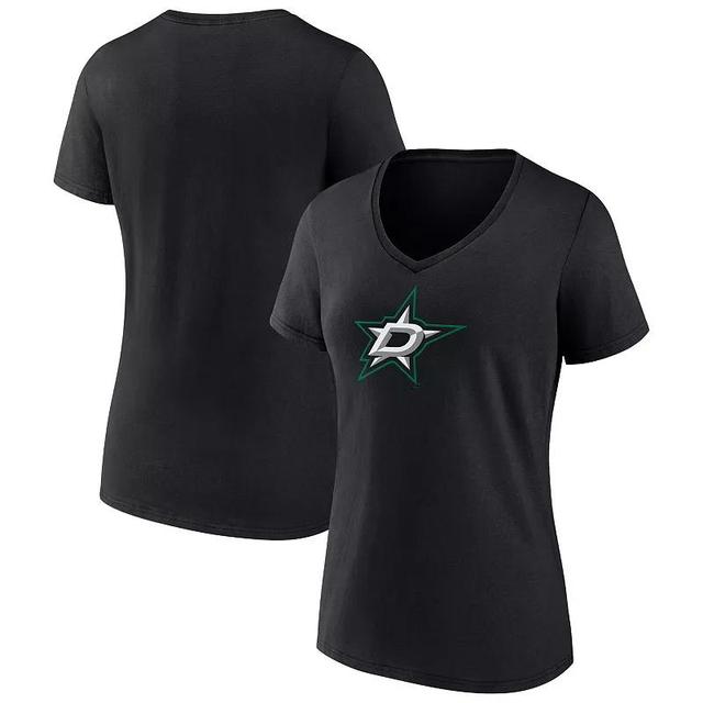 Womens Fanatics Navy Las Vegas Raiders Team Banner Wave V-Neck T-shirt Product Image