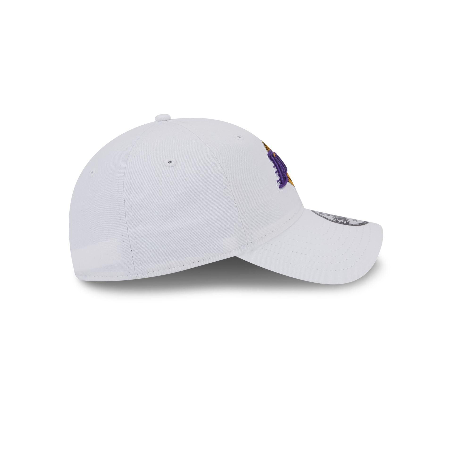 Los Angeles Lakers White 9TWENTY Adjustable Hat Male Product Image