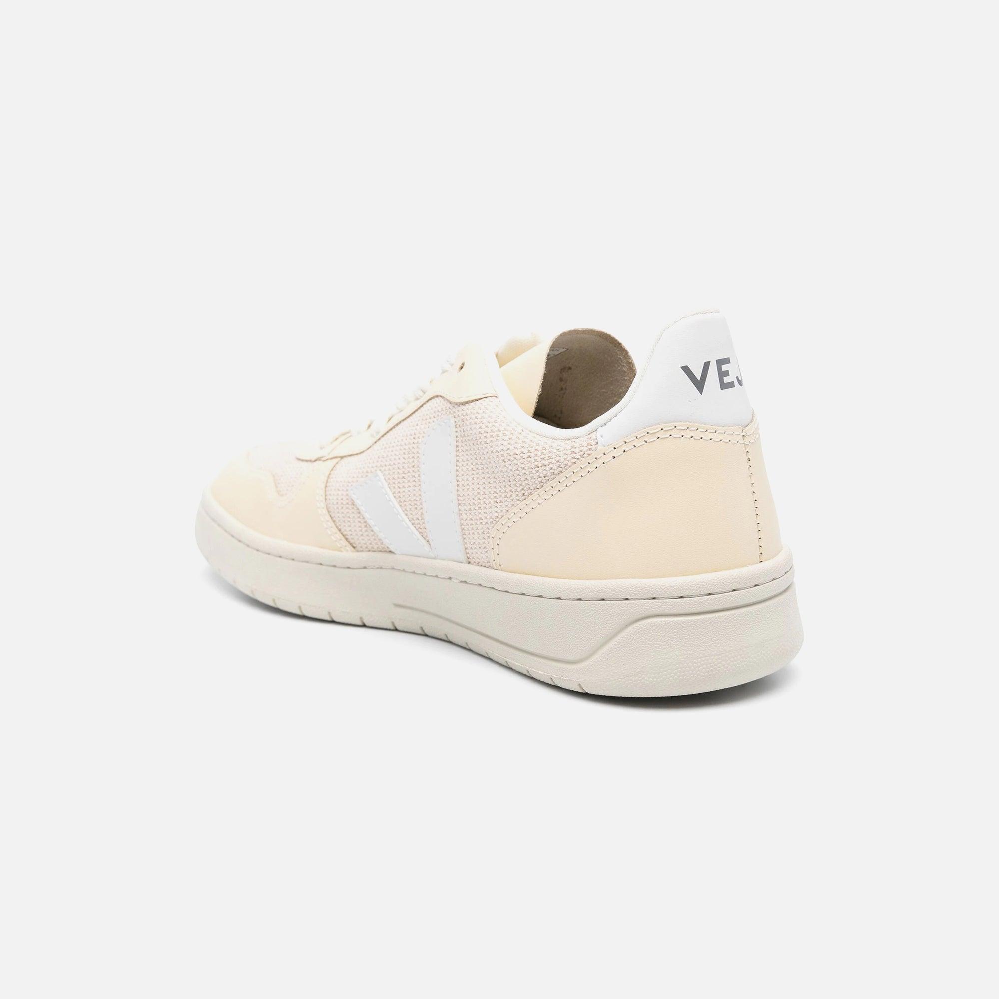 Veja V-10 - Jute / White / Multicolor Male Product Image