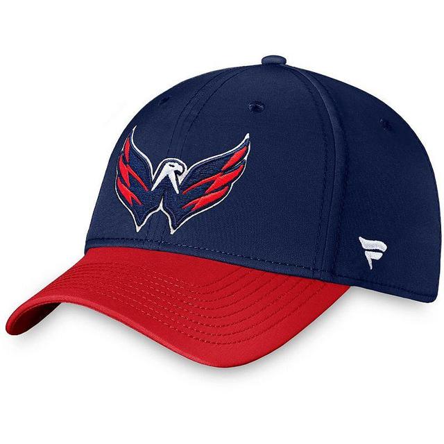 Mens Fanatics Branded Washington Capitals Core Primary Logo Flex Hat Blue Product Image