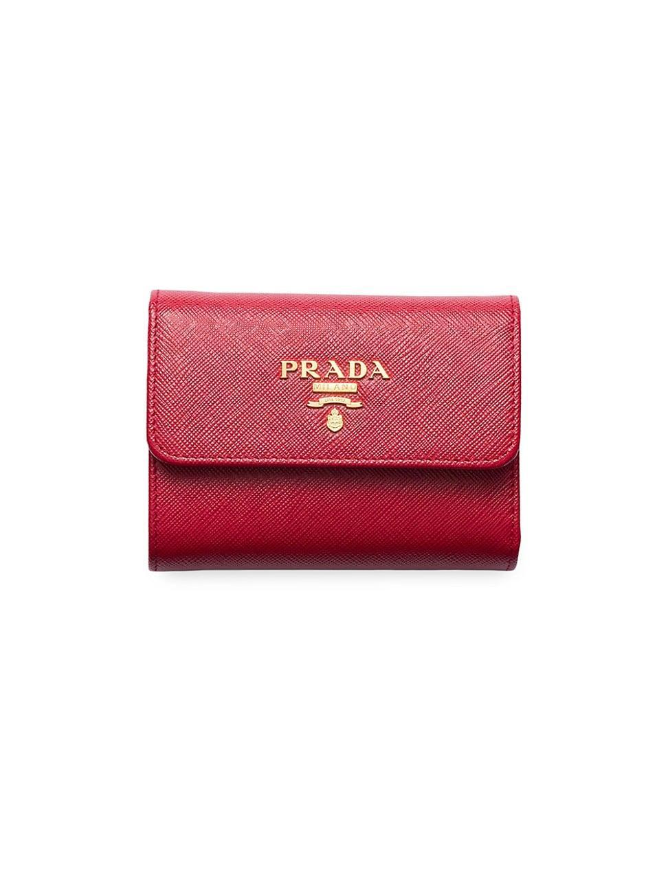 Womens Small Saffiano Leather Wallet Product Image