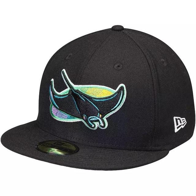 Mens New Era Tampa Bay Rays Cooperstown Collection Wool 59FIFTY Fitted Hat Product Image