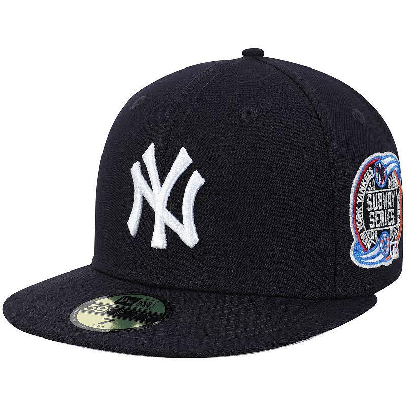 Mens New Era New York Yankees World Series Wool Team 59FIFTY Fitted Hat Blue Product Image