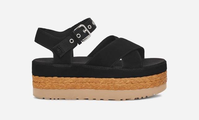 UGG Womens Aubrey Ankle Suede/Textile/Recycled Materials Sandals Product Image