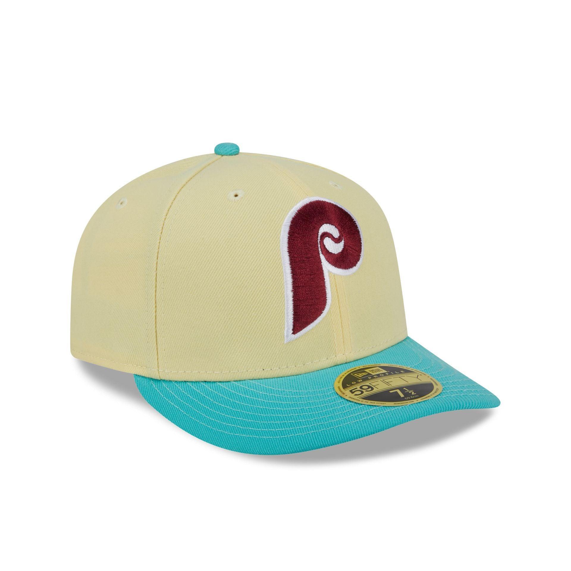 Philadelphia Phillies Soft Yellow Low Profile 59FIFTY Fitted Hat Male Product Image