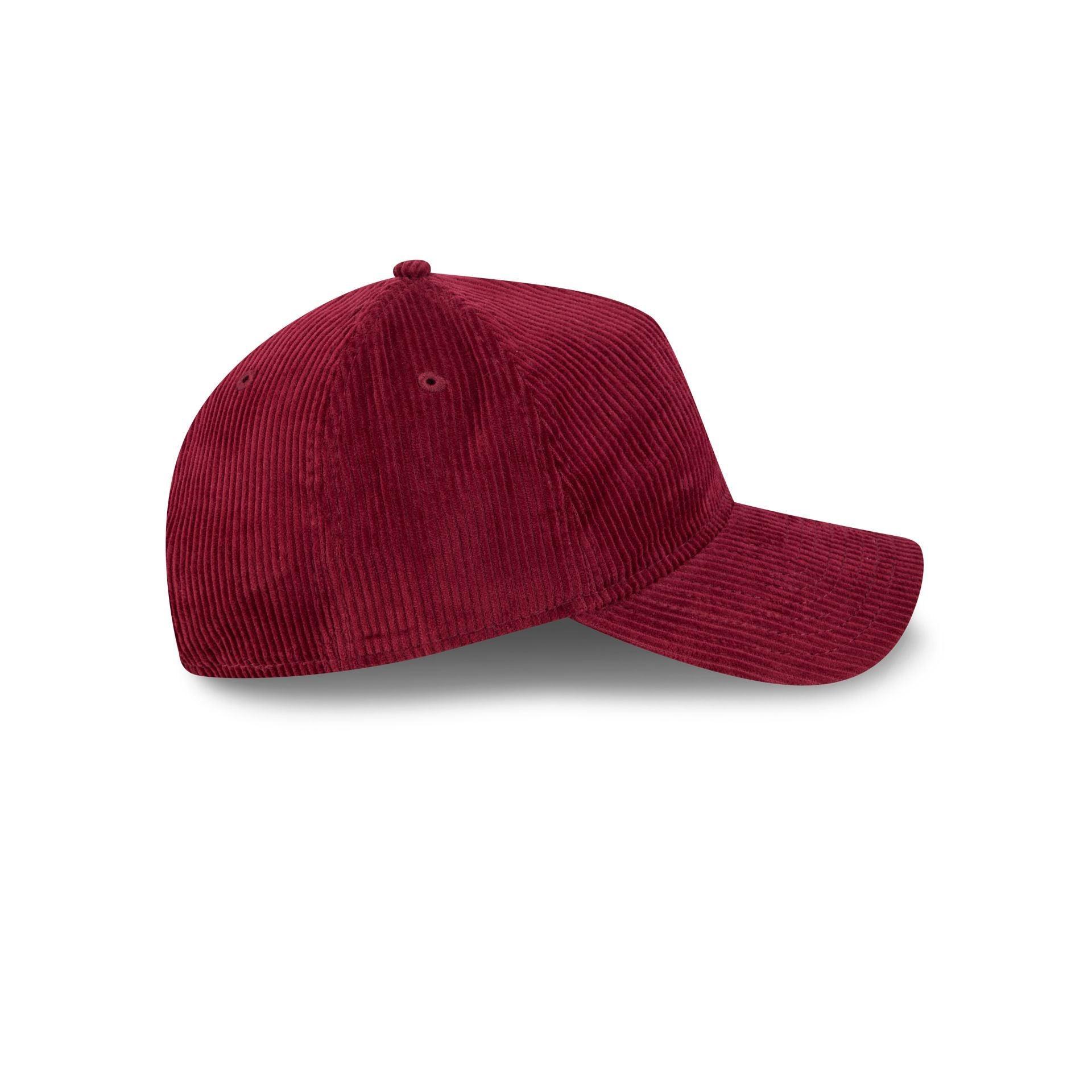 New Era Cap Maroon Corduroy 9TWENTY A-Frame Adjustable Hat Male Product Image