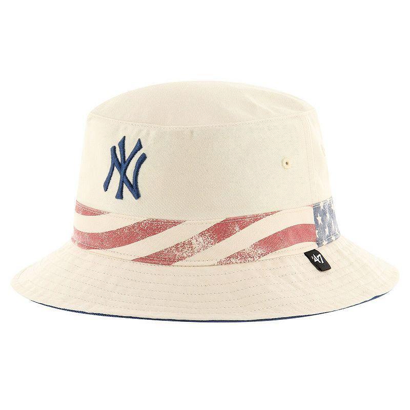 Mens 47 Khaki New York Yankees Glory Daze Bucket Hat Product Image