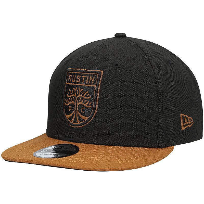 Mens New Era Black Austin FC Color Collection 9FIFTY Snapback Hat Product Image