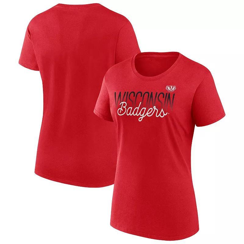 Womens Fanatics Wisconsin Badgers Modern T-Shirt Product Image