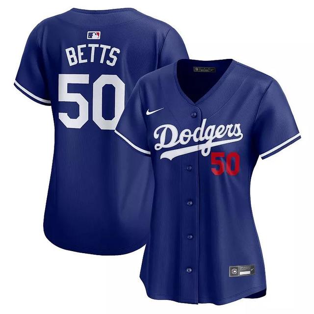 Womens Nike Mookie Betts Royal Los Angeles Dodgers Alternate Limited Player Jersey Product Image