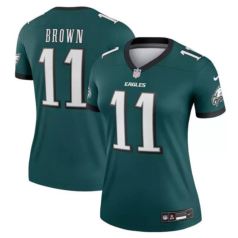 Womens Nike A.J. Brown Midnight Philadelphia Eagles Legend Jersey Product Image