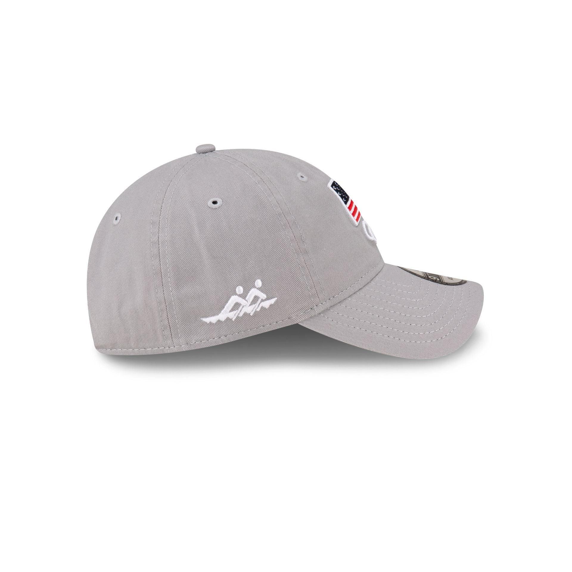 Team USA Rowing Gray 9TWENTY Adjustable Hat Male Product Image