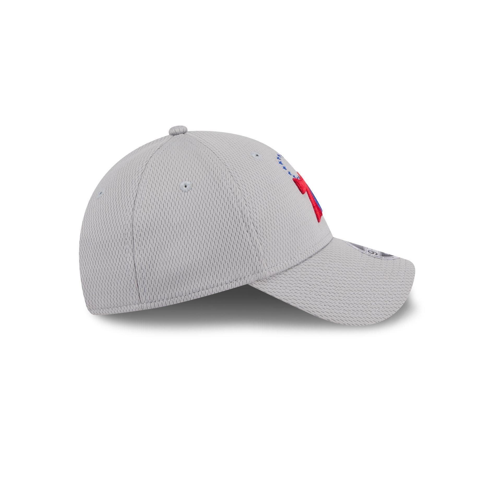 Philadelphia 76ers Gray 9FORTY Stretch-Snap Hat Male Product Image