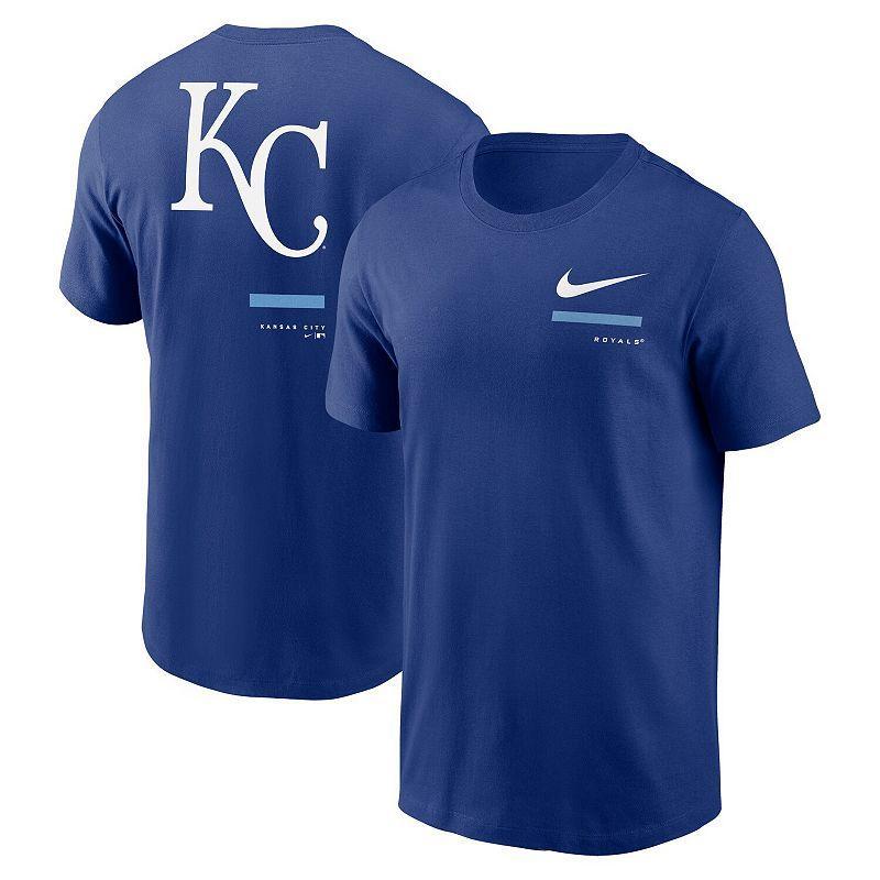 Mens Nike Royal Kansas City Royals Over the Shoulder T-Shirt Product Image