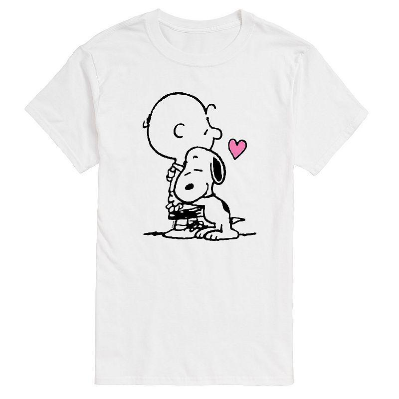 Mens Peanuts Snoopy Charlie Hug Tee Product Image