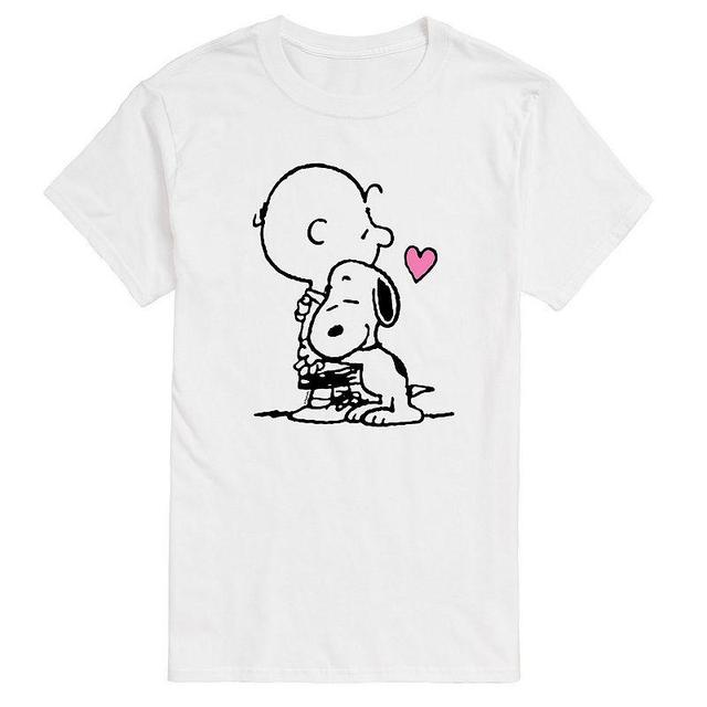 Mens Peanuts Snoopy Charlie Hug Tee Product Image