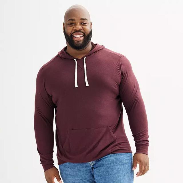 Big & Tall Sonoma Goods For Life Double Knit Hoodie, Mens Product Image