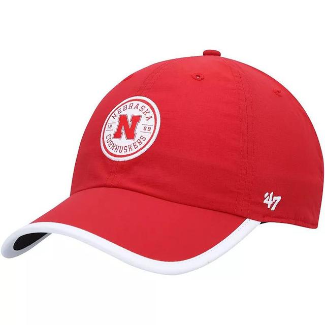 Mens 47 Scarlet Nebraska Huskers Microburst Clean Up Adjustable Hat Product Image