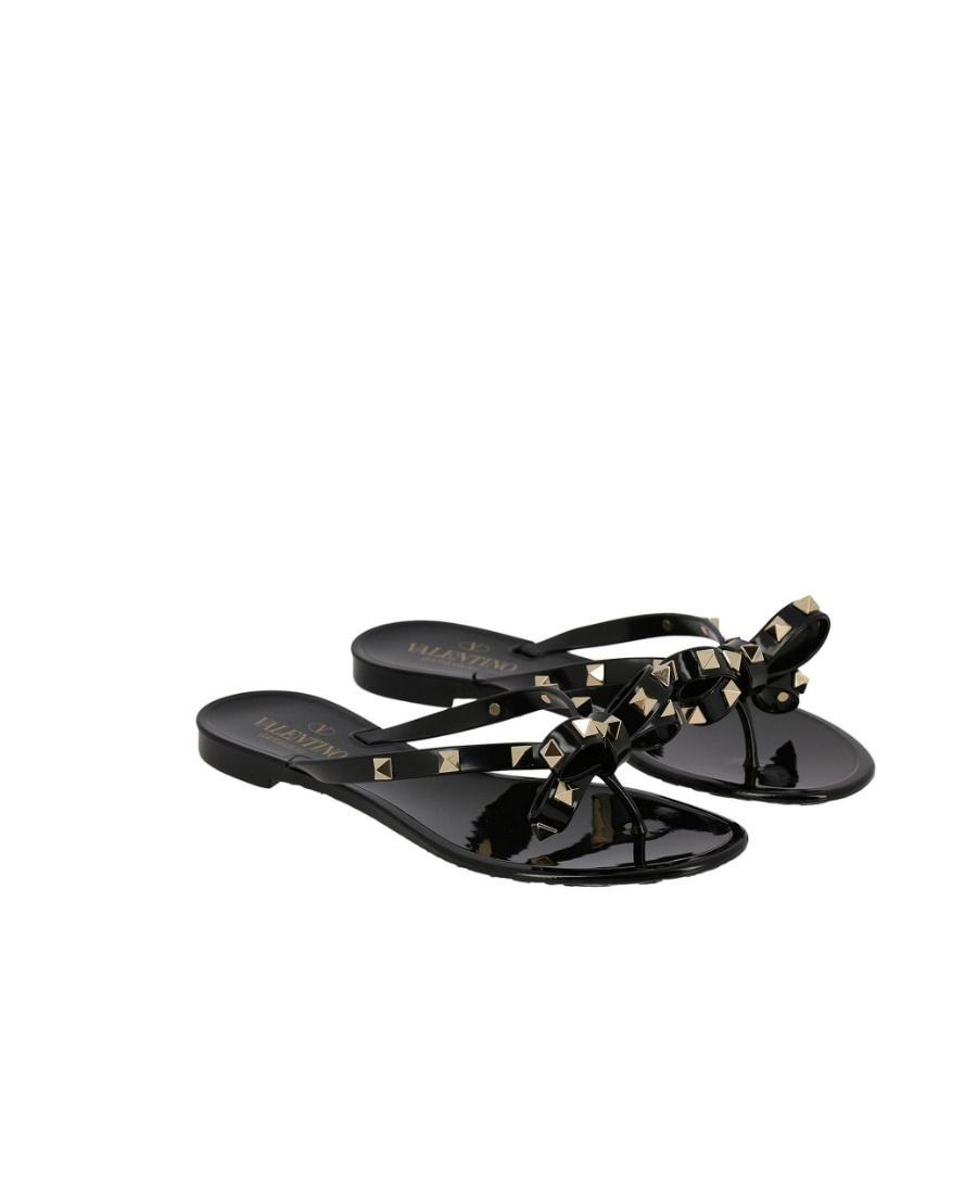 VALENTINO GARAVANI Flache Sandalen  Damen Farbe Schwarz In Black Product Image