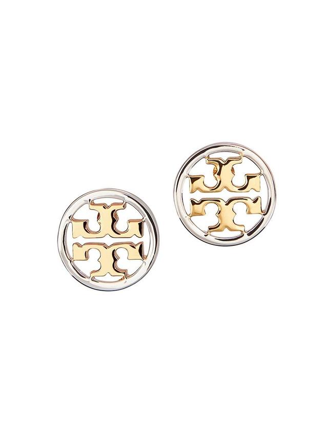 Tory Burch Logo Stud Earrings Product Image