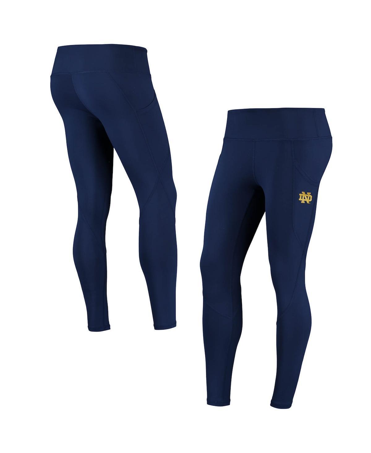 Womens ZooZatz Navy Notre Dame Fighting Irish Pocketed Leggings Product Image