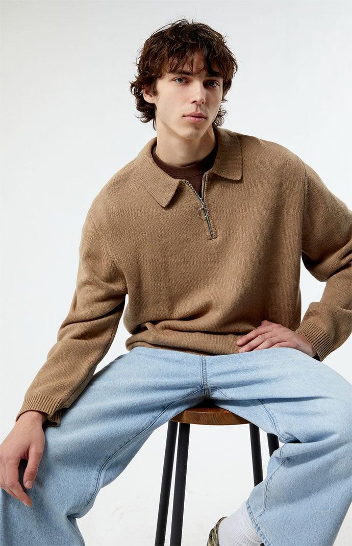 Men's Quarter Zip Sweater Product Image