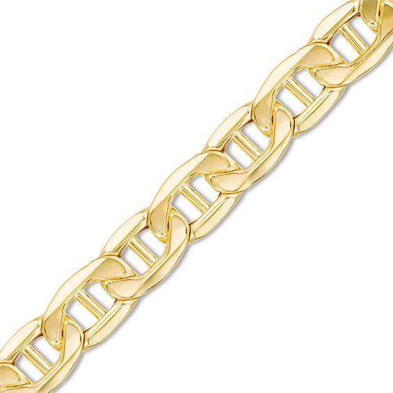 Men's 10.3mm Mariner Link Chain Bracelet in 10K Gold - 9" Product Image