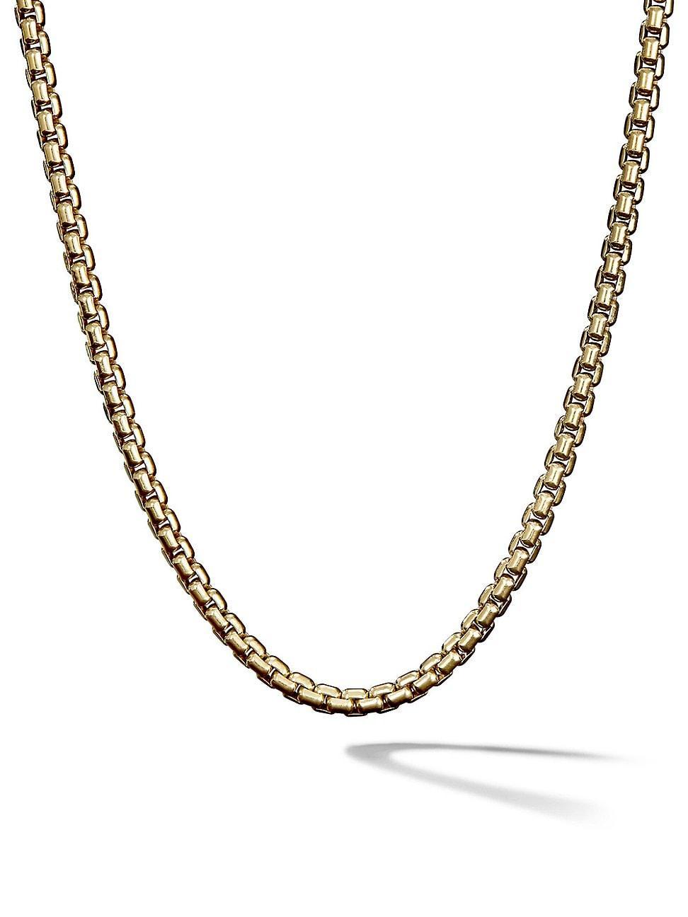 Mens Chain Collection 18K Gold Necklace Product Image