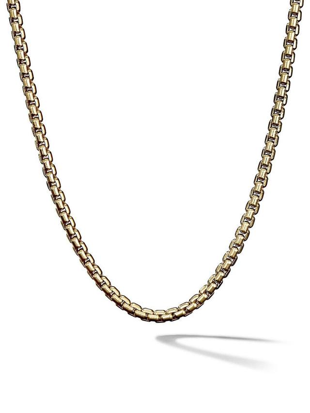 Mens Chain Collection 18K Gold Necklace Product Image