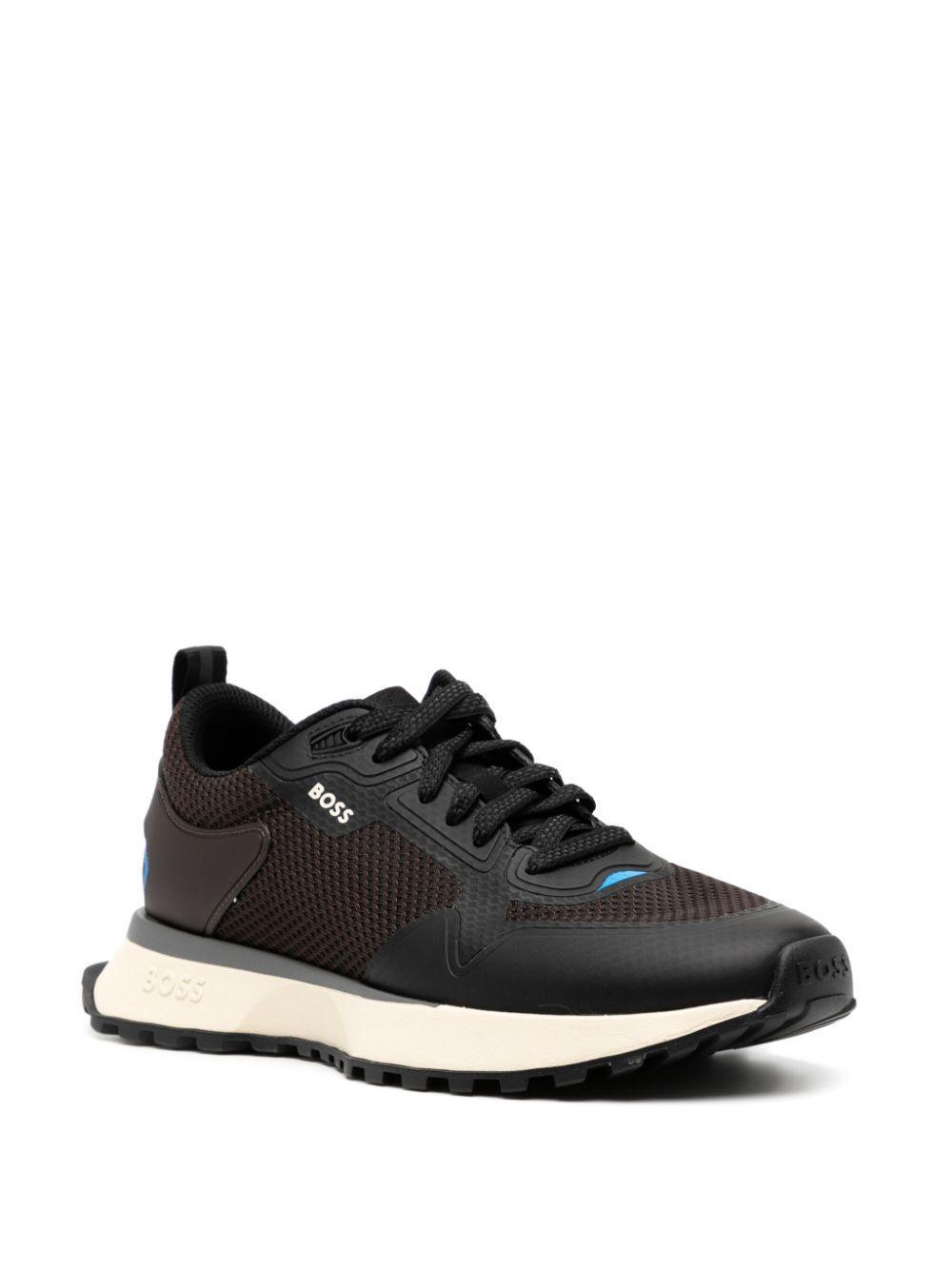 HUGO BOSS Jonah Runn Meth Trainer In Brown Product Image