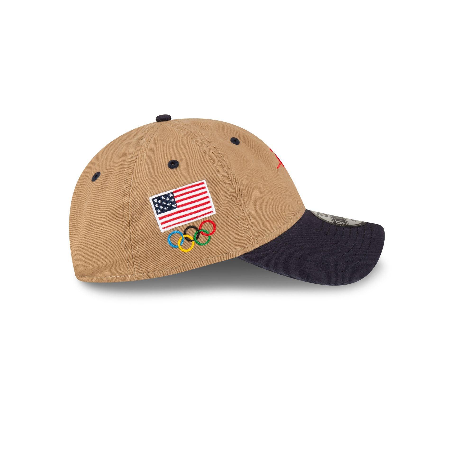 Team USA Equestrian Khaki 9TWENTY Adjustable Hat Male Product Image