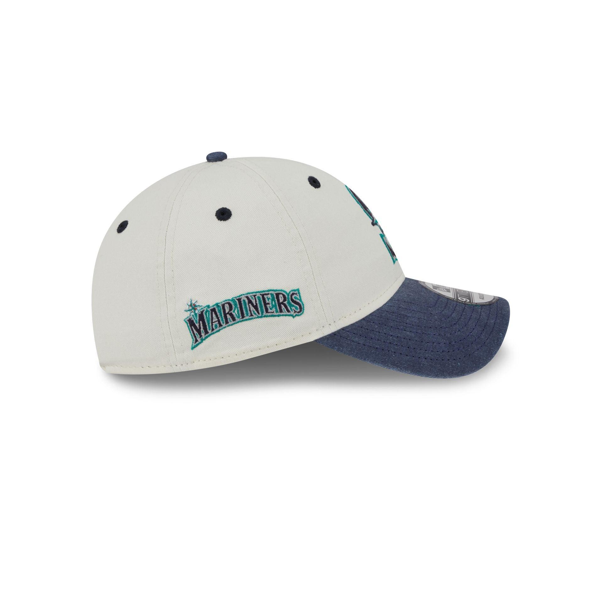 Seattle Mariners Classic Sidescript 9TWENTY Adjustable Hat Male Product Image