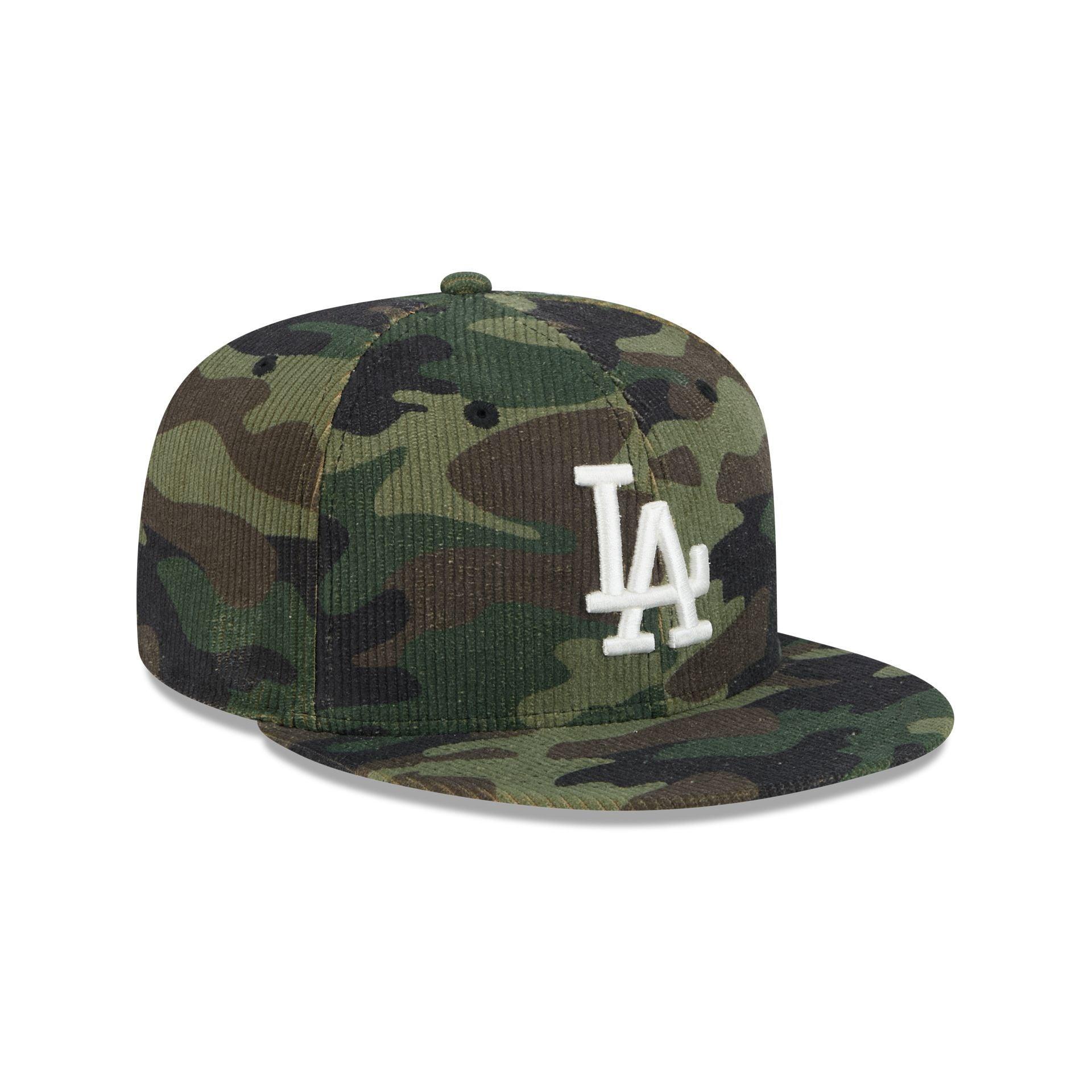 Los Angeles Dodgers Camo Cord 59FIFTY Fitted Hat Male Product Image