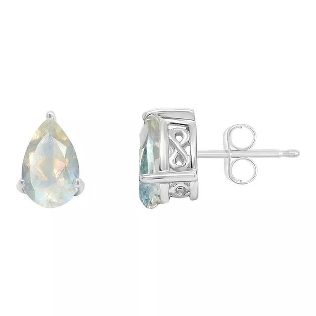 Alyson Layne Sterling Silver Moonstone Stud Earrings, Womens Product Image