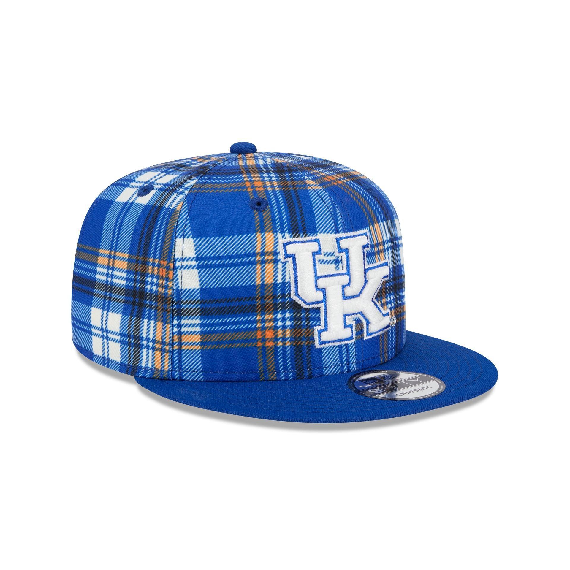 Kentucky Wildcats Plaid 9FIFTY Snapback Hat Male Product Image