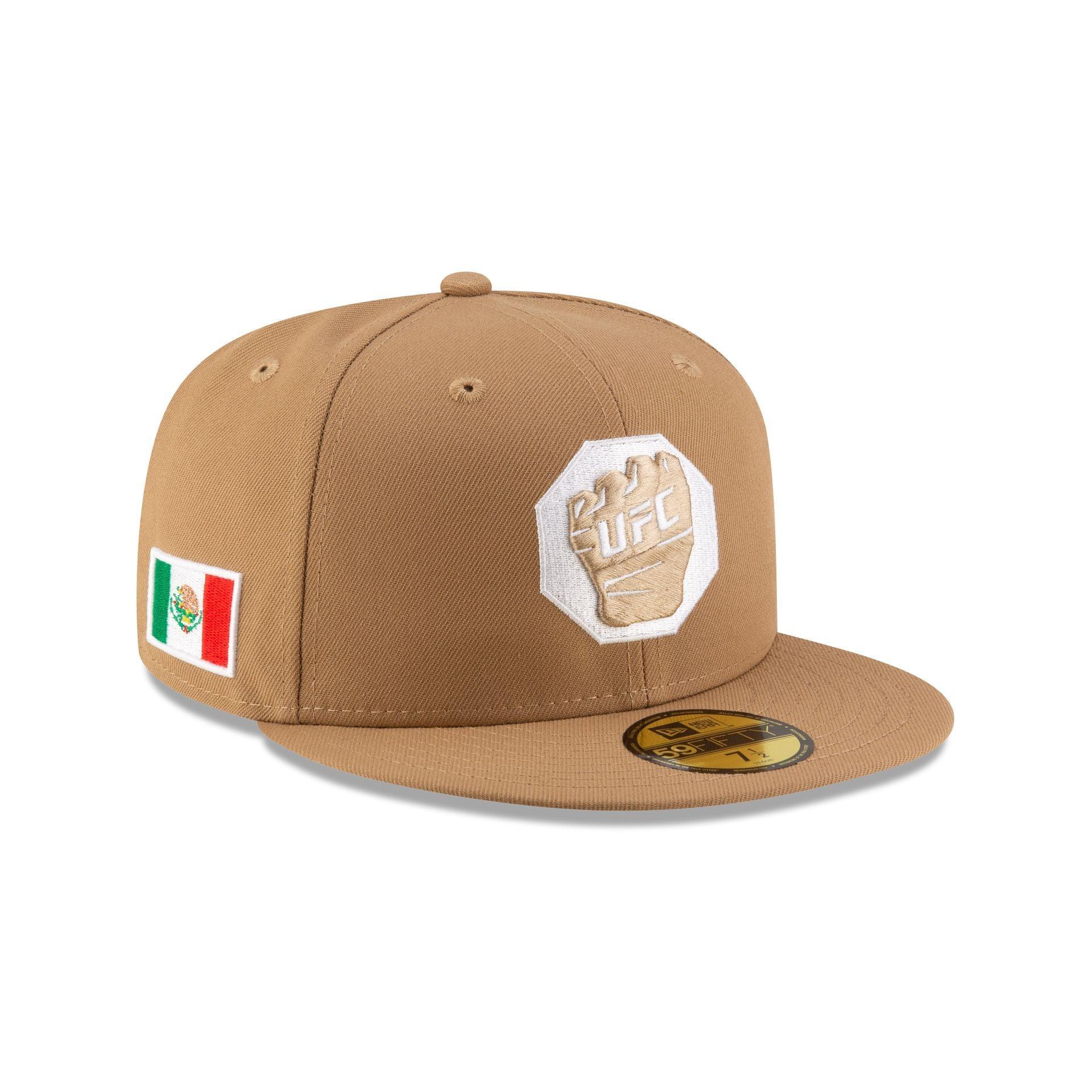 UFC Mexico Khaki Glove 59FIFTY Fitted Hat Male Product Image