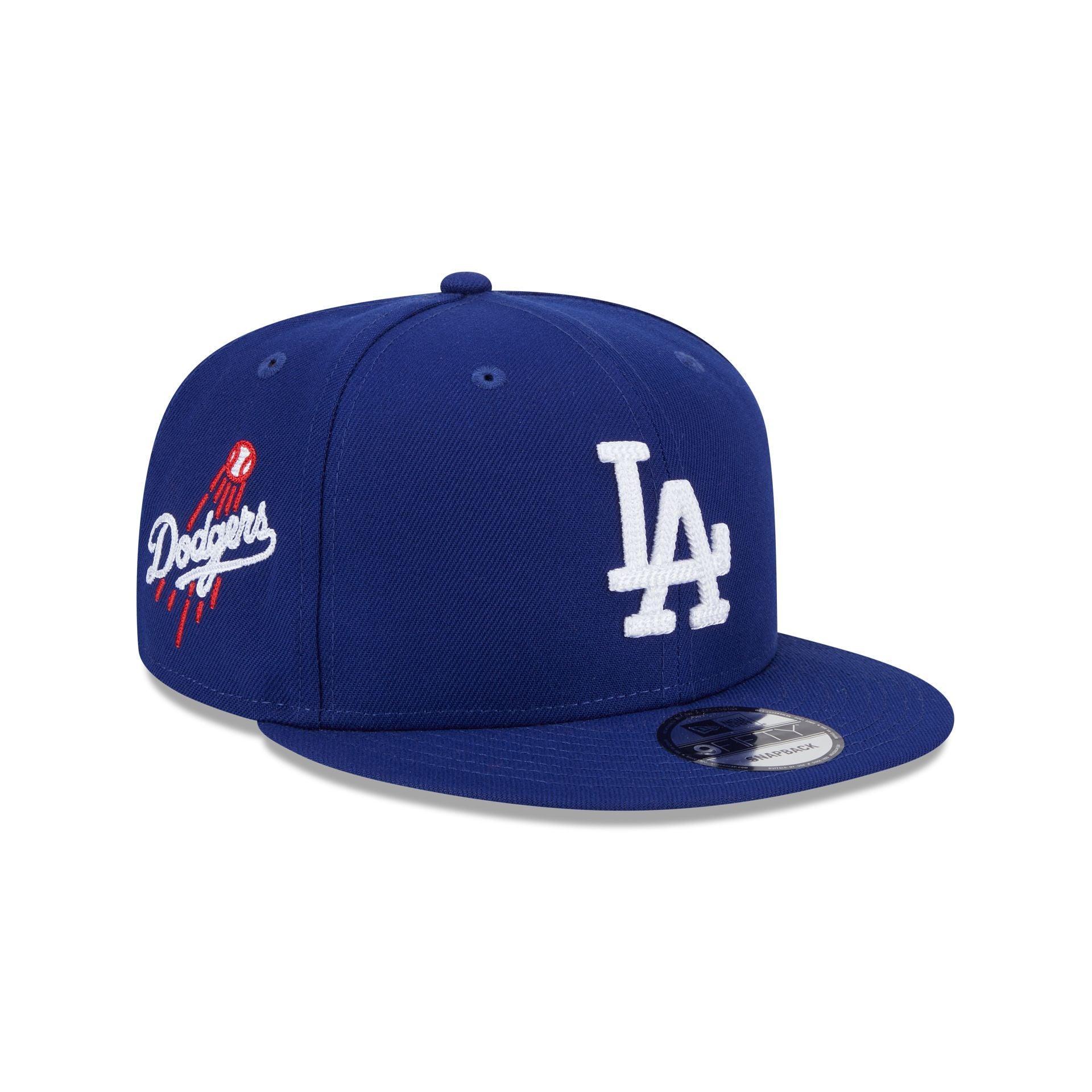 Alpha Industries x Los Angeles Dodgers Blue 9FIFTY Snapback Hat Male Product Image