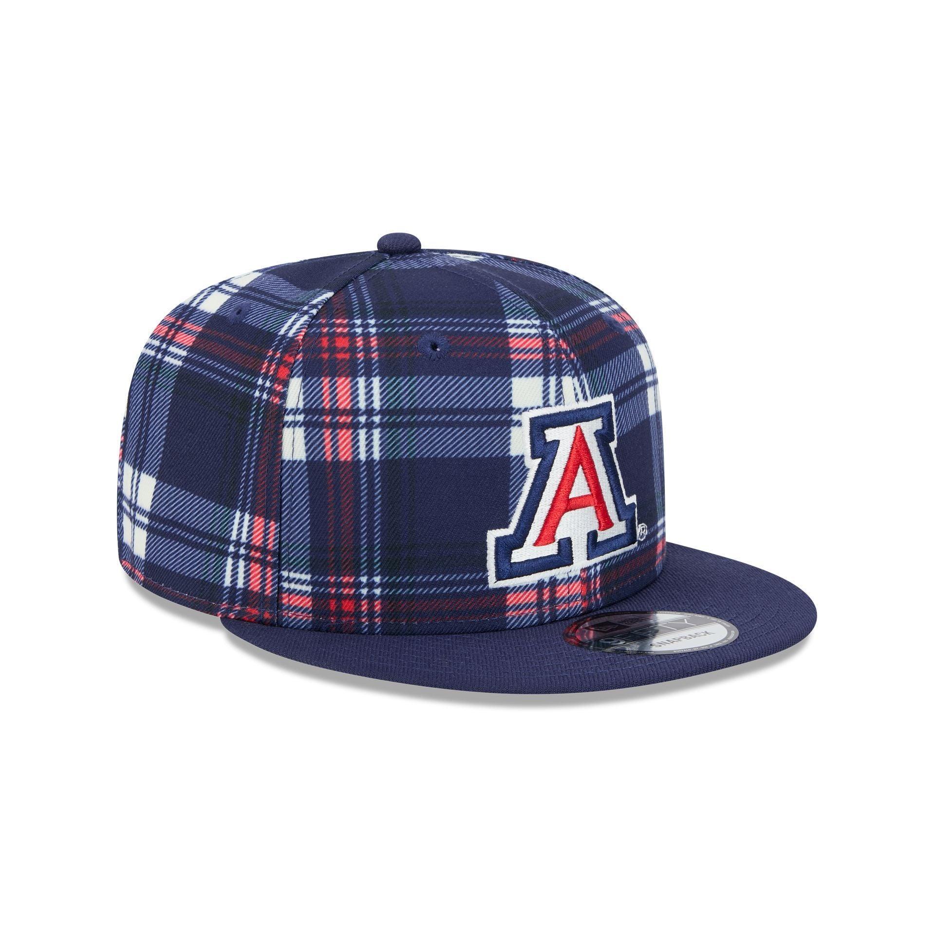 Arizona Wildcats Plaid 9FIFTY Snapback Hat Male Product Image